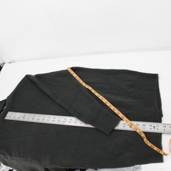 JAMES PERSE sweater Cardigan Womens 1 Cashmere Knit Long Sleeve V Neck green - Picture 10 of 11